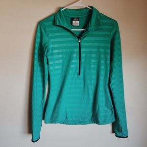 Nike dry fit half zip pull over